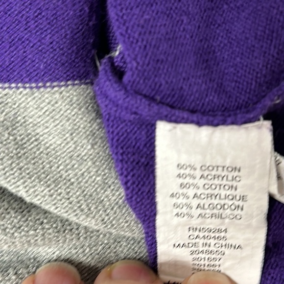 Cute Girls 1989 place short sleeve multi-striped  sweater dress, LG (10/12) - Picture 8 of 8